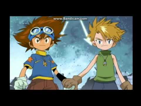Digimon Adventures : Agumon & Gabumon Warp Digivolve Japanese.