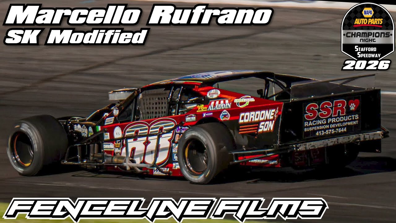 Marcello Rufrano SK Modified Champions Night Stafford Speedway 2026