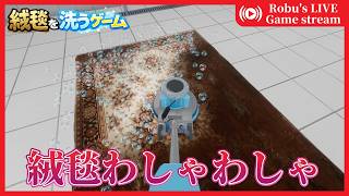 【絨毯を洗うゲーム】心の汚れも一緒に落ちていってくんねぇかな？