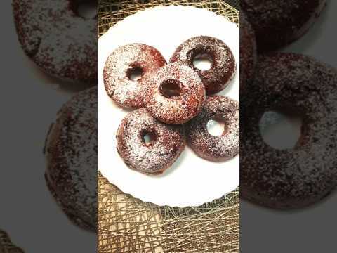Chocolate Donuts Recipe by SubhanAllah Nasreen Cooking.#HomemadeDonuts#ChocolateDonuts#BakedDonuts#