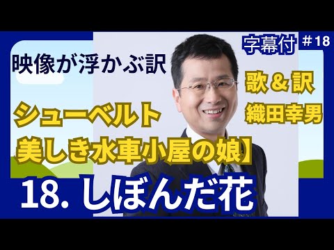 経営学科 日本語 で聴く シューベルト【美しき水車小屋の娘】18. しぼんだ花  | 歌：織田幸男（テノール）│ しぼめる花 枯れた花 萎んだ花