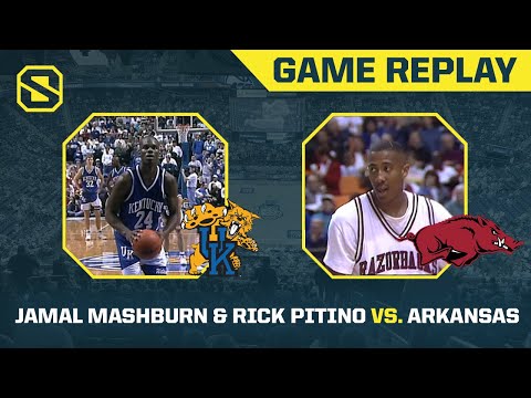 Jamal Mashburn & Rick Pitino Clash with the Razorbacks | 1993 SEC Semifinals - Kentucky vs. Arkansas