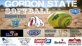 Gordon State College Softball vs. Georgia Military College