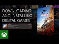 Download and Install digital games on Xbox Series S