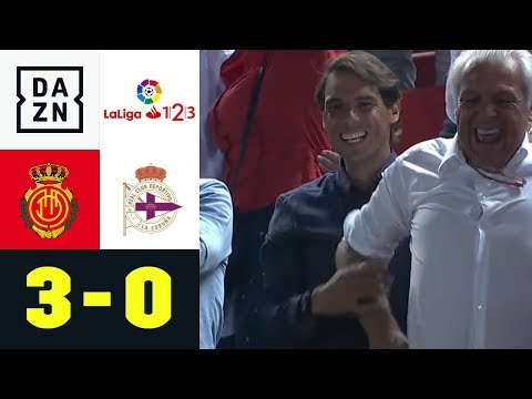 Rafael Nadal feiert Wunder-Aufstieg: RCD Mallorca - Deportivo La Coruna 3:0 | La Liga 2 | DAZN