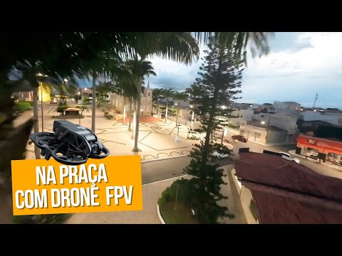 VOANDO NA PRAÇA DE PARIPIRANGA BAHIA COM DRONE FPV AVATA