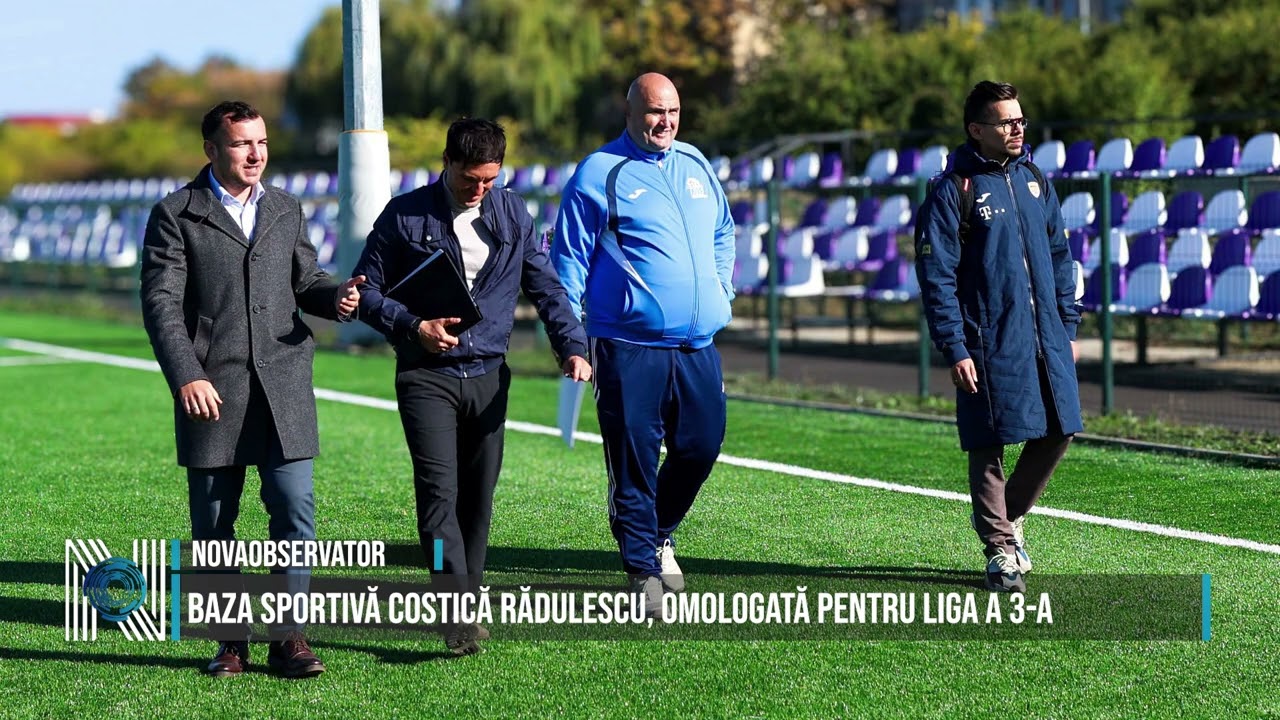 Baza sportivă Costică Rădulescu, omologată pentru Liga a 3-a