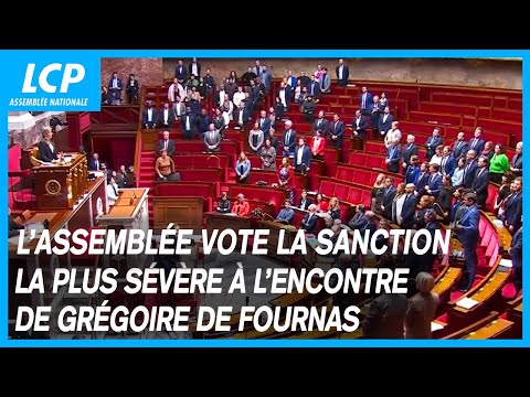 L’Assemblée vote la sanction la plus sévère à l’encontre de Grégoire de Fournas - 4/11/2022