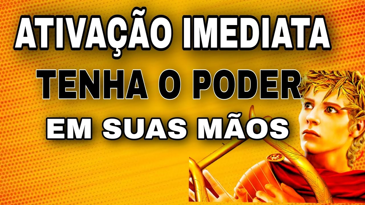 ATIVAÇÃO IMEDIATA - ARQUÉTIPO DO DEUS APOLO POTENCIALIZAÇÃO DO LADO LUZ - MAGNETISMO - SENSUALIDADE