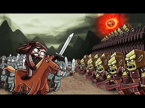 Minecraft | Good vs Evil - LORD OF THE RINGS BLACK GATE! (Eye of Sauron)