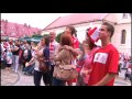 Wideo: Polska - Grecja w strefie kibica w Polkowicach