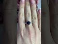 Серебряное кольцо с сапфиром 2.342ct