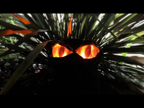 DIY Halloween Yard Decorations - Giant Glowing Monster Eyes | Dark Nook