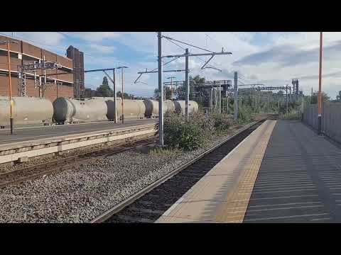 66614 (1916 Poppy 2016) & 66703 Doncaster PSB 1981-2002 through Walsall 11.8.23.