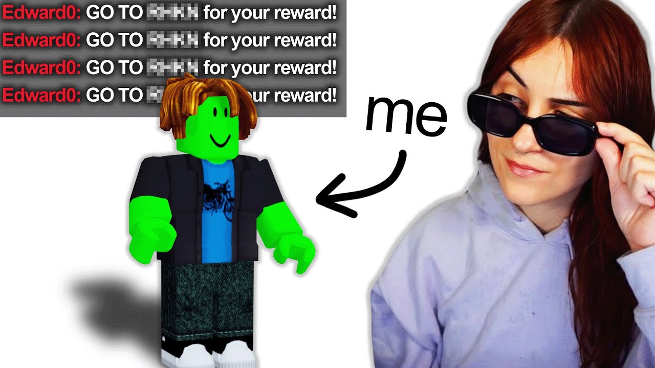 going undercover as a roblox scam bot