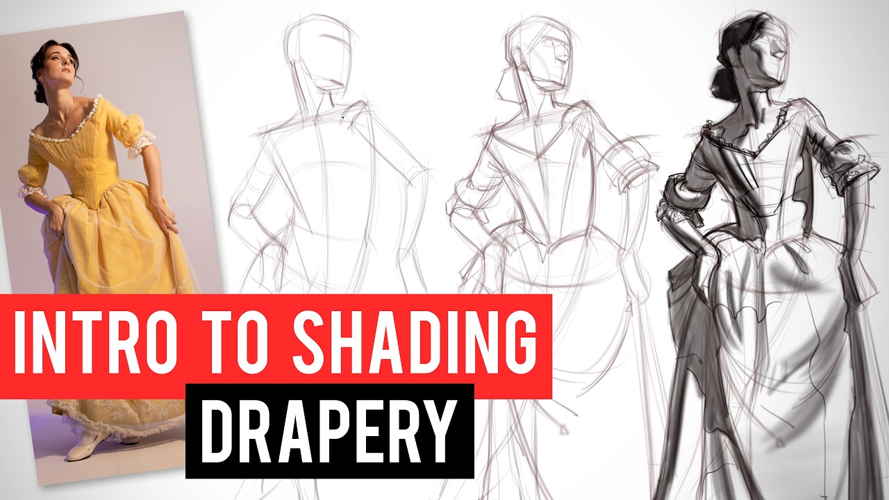 The Easy Way to Shade Folds and Clothing