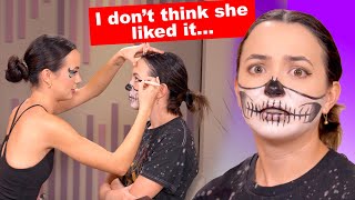 Doing My Twin’s Halloween Makeup - Merrell Twins