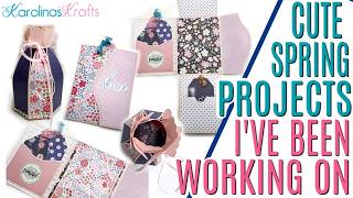 Floral Spring Projects I've Been Working On & Some Spring Craft Fair Ideas, Easy Folio, Party Favors