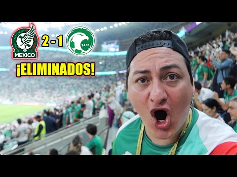 ¡MÉXICO ESTÁ ELIMINADO! Reacciones México 2-1 Arabia Saudita desde Qatar