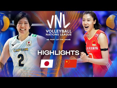 Japan 🇯🇵 vs. China 🇨🇳 - Highlights | Week 2 | Women's VNL 2025