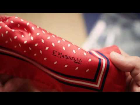 E. Marinella Napoli pocket square