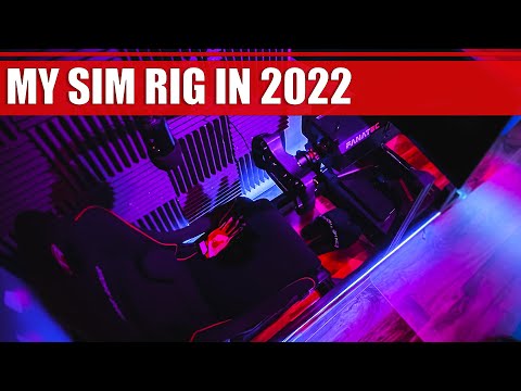 My sim rig and room in 2022! Lots of kit in a very small room!