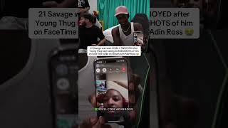 21 Savage was seen VISIBLY ANNOYED after Young Thug kept taking SCREENSHOTS of him on FaceTime 😭