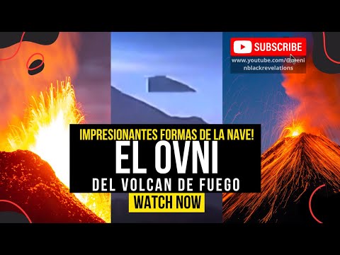 Super UFO Over Volcano Of Fire In Colima