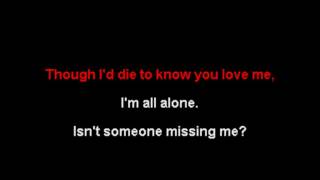 EVANESCENCE - Missing (KARAOKE)