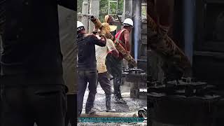 Download lagu Water Well Drilling: Pressure Blows Drill Pipe mp3