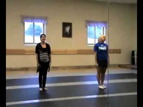 Instructional video for flash mob dance