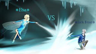 Jack Frost Vs Elsa- Black Widow