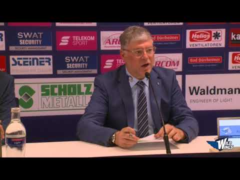 Pressekonferenz: Schwenninger Wild Wings-Krefeld Pinguine