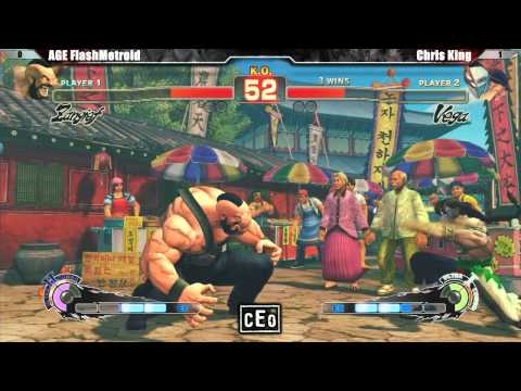 SSF4 AE2012 AGE FlashMetroid vs Chris King - CEO 2012 Tournament