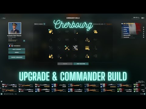 World of Warships - Cherbourg: Upgrade & Commander Build