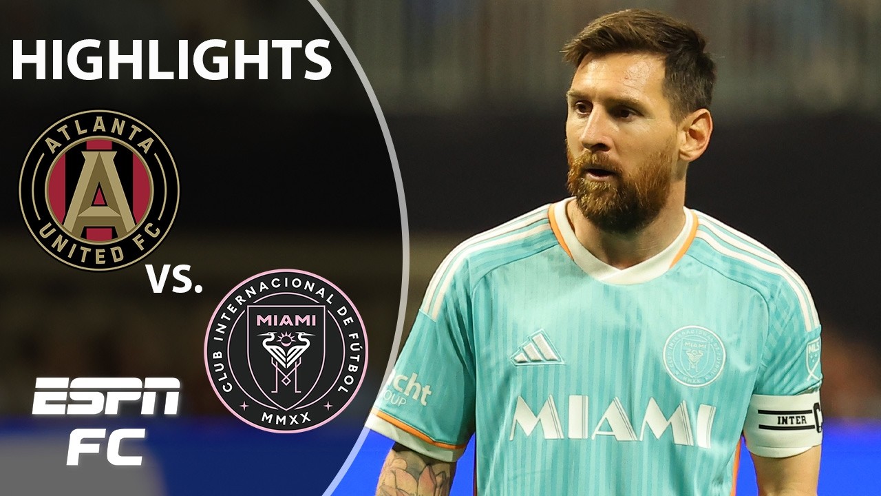 LATE DRAMATICS 🔥 Atlanta United vs. Inter Miami | MLS Cup Playoff Highlights | ESPN FC