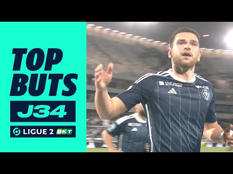 Top buts 34ème journée - Ligue 2 BKT / 2023-2024