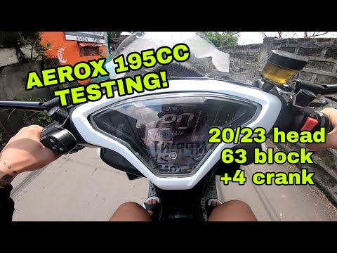 AEROX V2 | 195CC | TESTING +4 CRANK