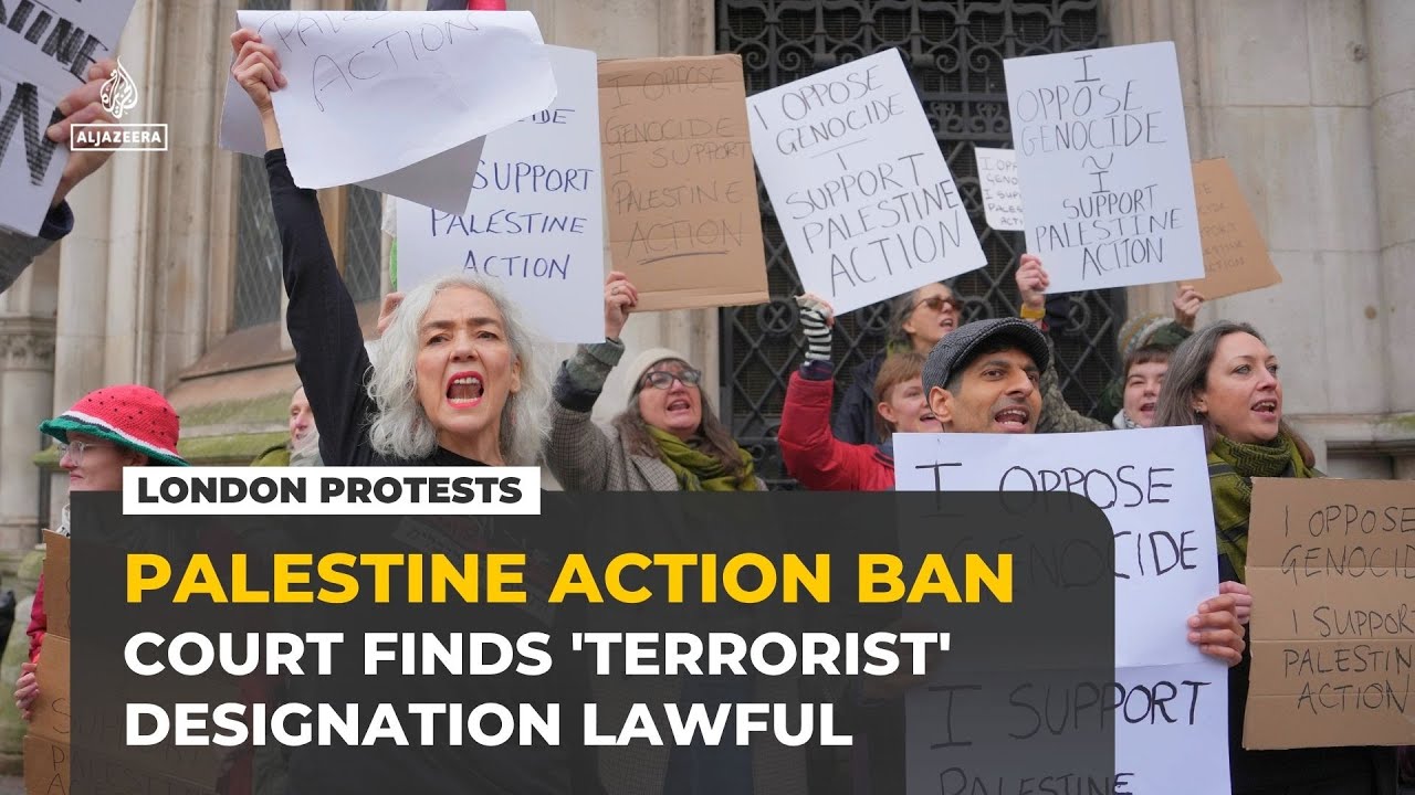 UK Court of Appeal upholds ban on Palestine Action as ‘terrorist’ group
