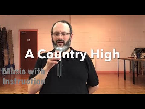 IMPROVER LINE DANCE LESSON 15 - A Country High - Part 2 - Music with verbal instruction