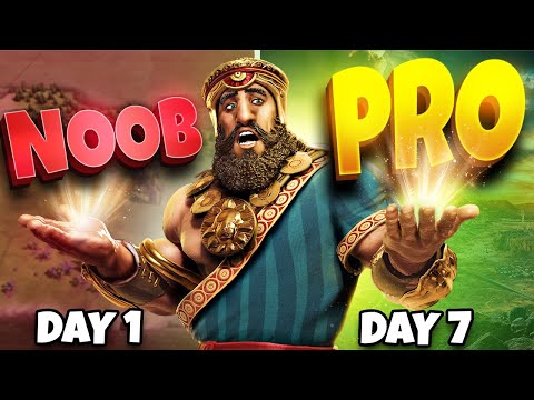 I tried becoming a PRO Civilization 6 Player in 1 Week