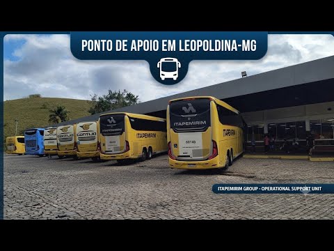 Leopoldina-MG movimento de Ônibus intenso, ITAPEMIRIM G8 60546, Timbaúba para São Paulo 