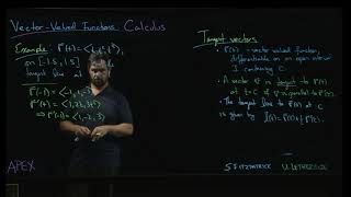 Download the video "Vector-Valued Functions - Calculus: 07. Tangent Line Example"