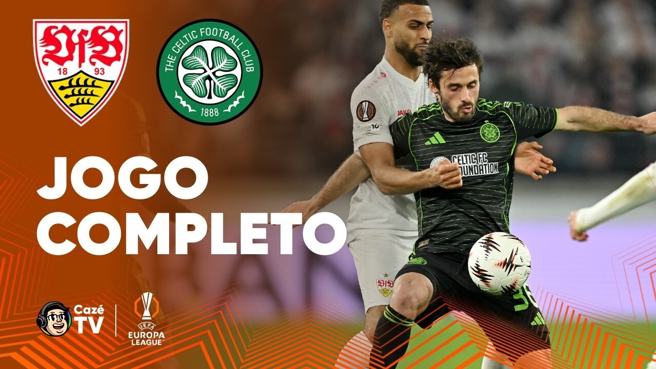 JOGO COMPLETO: STUTTGART X CELTIC | EUROPA LEAGUE 2025/2026 | PLAYOFFS DAS OITAVAS DE FINAL
