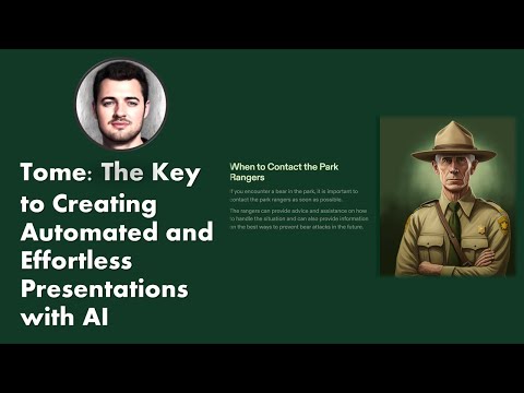 Tome: The Key to Creating Automated and Effortless Presentations with AI