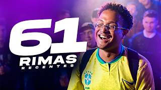 61 RIMAS RECENTES pelas batalhas!