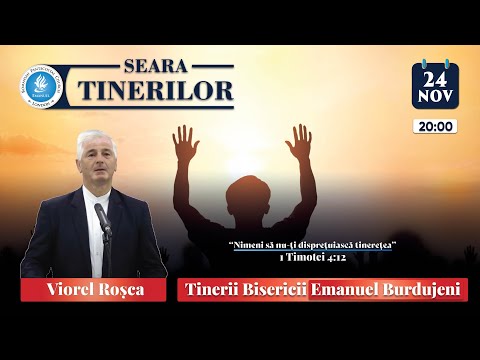 SEARA TINERILOR 24-NOIEMBRIE-25 | Biserica Emanuel Londra