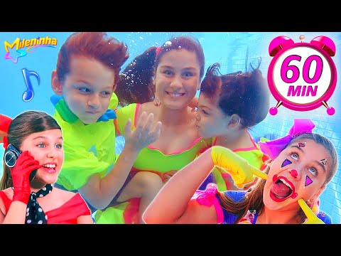 UMA HORA DE MÚSICA INFANTIL COM A MILENINHA | Music For Kids 🎵 Compilação de Músicas para crianças