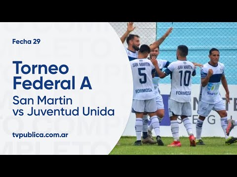 San Martín de Formosa vs Juventud Unida de Gualeguaychú: Fecha 29 del Torneo Federal A