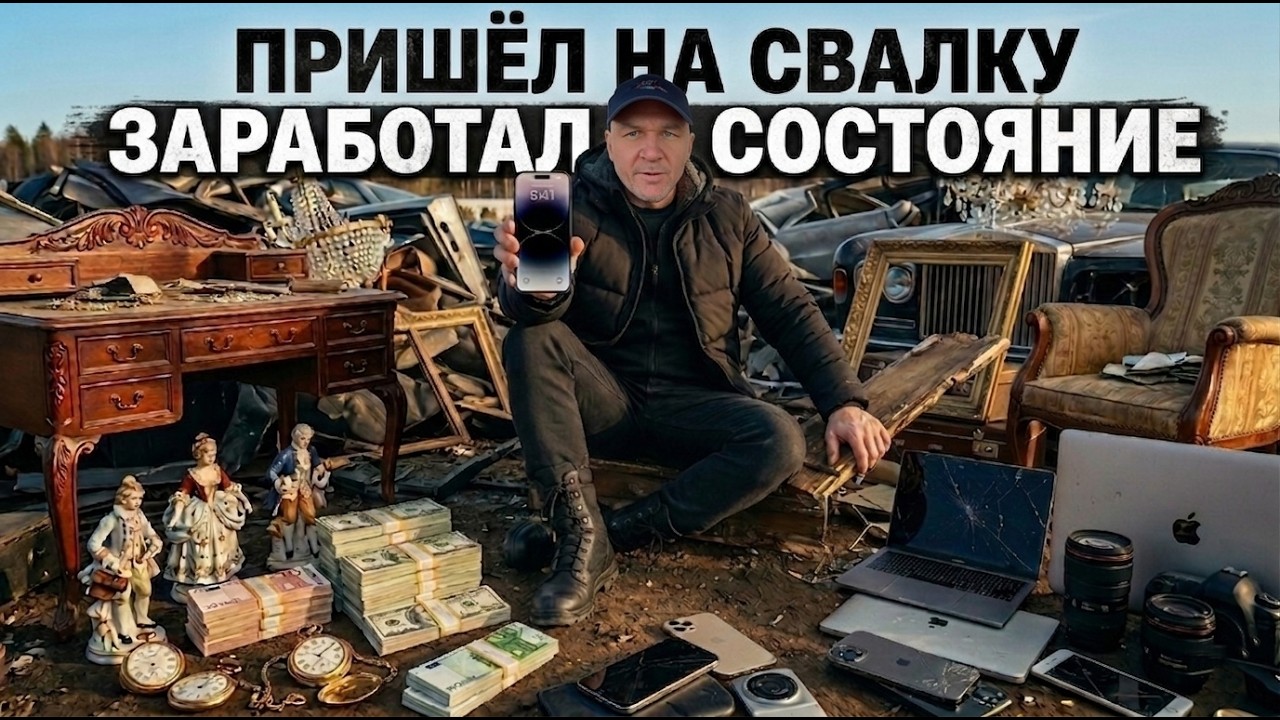 ШОК! Нашёл ЗОЛОТУЮ ЖИЛУ на мусорке Люди выбрасывают целые состояния!